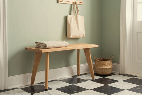 Umbertide Natural Red Oak Bench