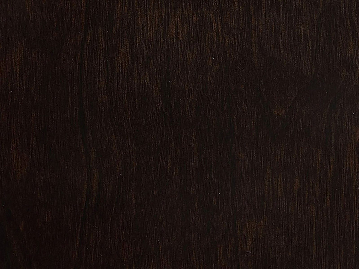 Close-up of the Valeggio 70-Inch Smoked Peppercorn 8-Drawer Dresser: smoked peppercorn stained wood grain