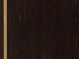 Close-up of the Valeggio 70-Inch Smoked Peppercorn 8-Drawer Dresser: band