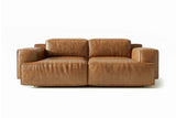 Valentina Distressed Leather Recliner Sofa