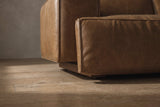 Valentina Distressed Leather Recliner Sofa