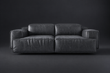 Valentina Distressed Leather Recliner Sofa