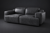 Valentina Distressed Leather Recliner Sofa