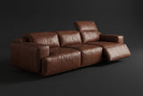 Valentina Distressed Leather Recliner Sofa