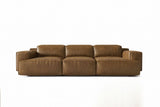 Valentina Distressed Leather Recliner Sofa