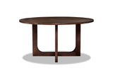 Verbicaro 60-Inch Round Reclaimed Pine Dining Table, front view