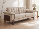 Verona Tufted Boucle Sofa seen from another angle