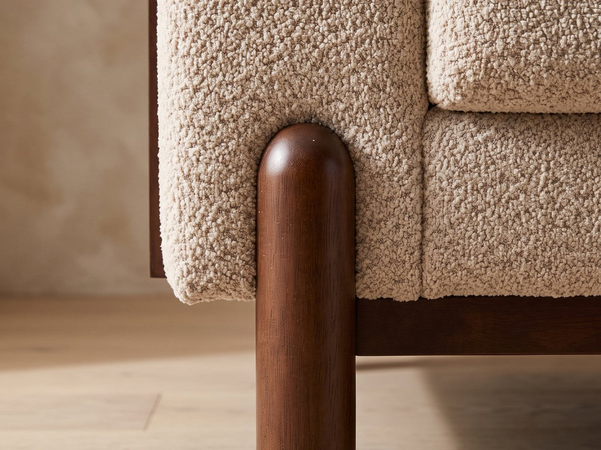 Close-up detail of the Verona sofa