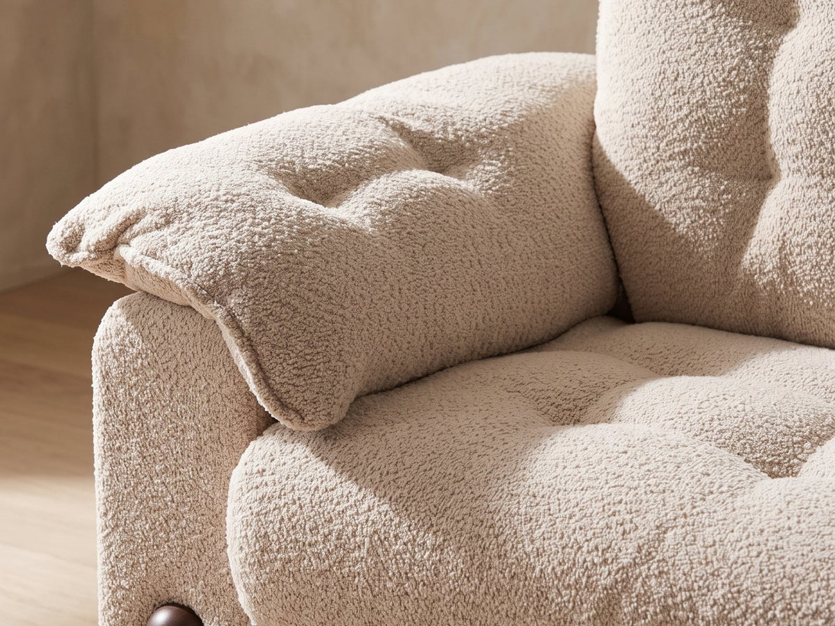 Close-up of the Verona sofa material