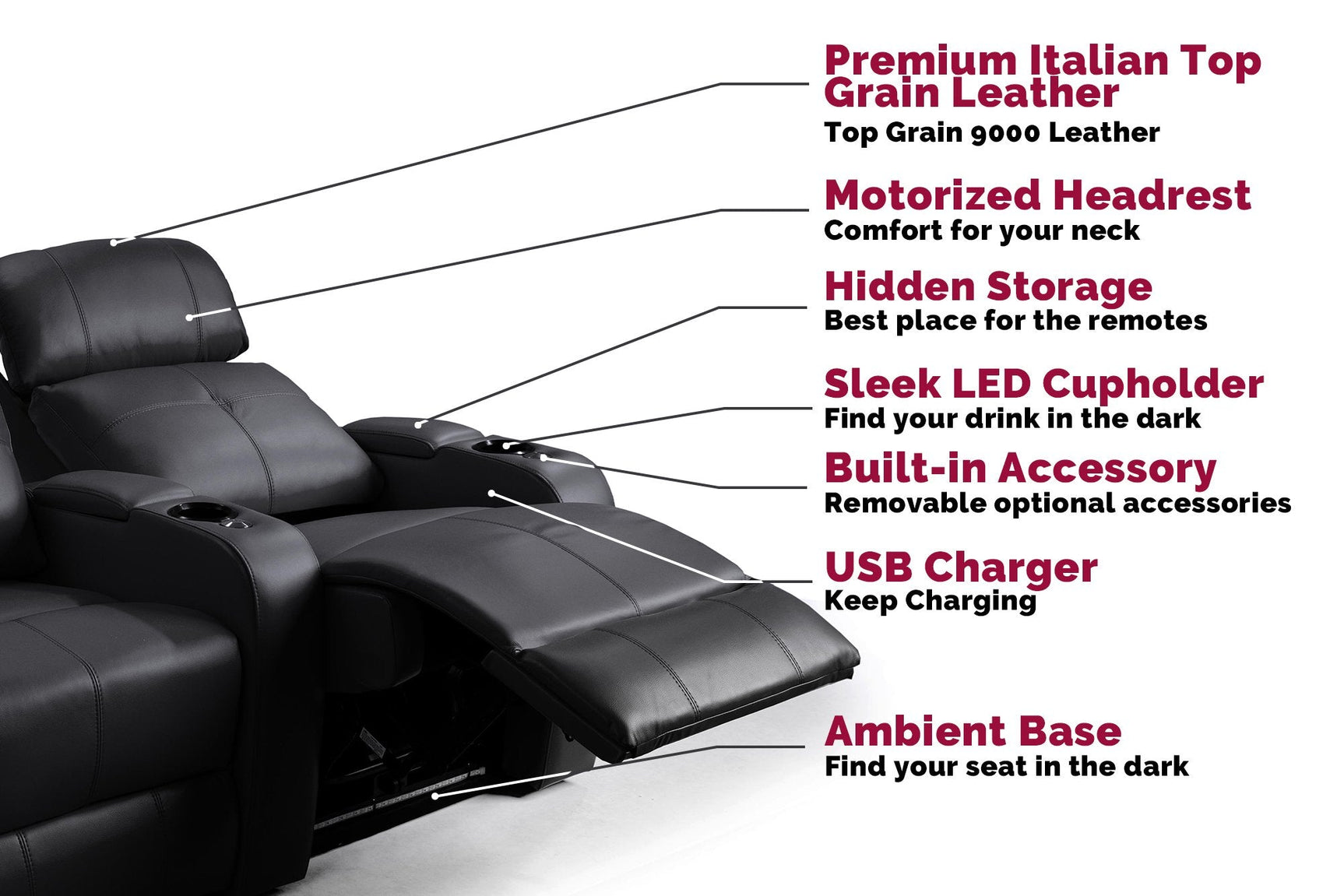 Verona Power Headrest