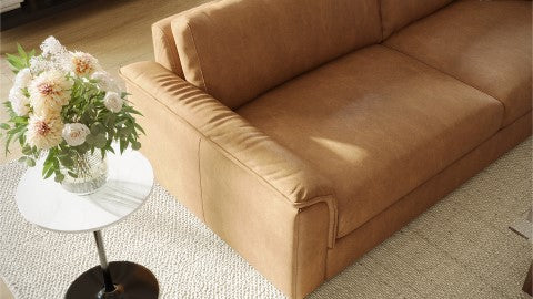 Zaira Leather Sofa