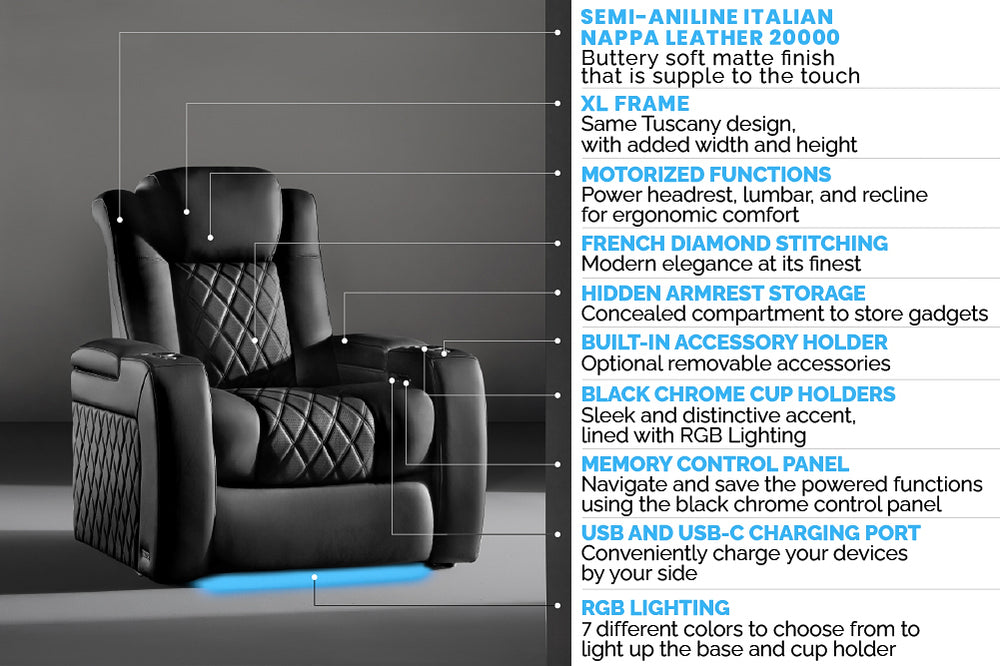 More Room Means More to Love with These Media Room Loveseats