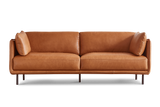 Valencia Chloe Contemporary Italian Nappa 11000 Leather Sofa