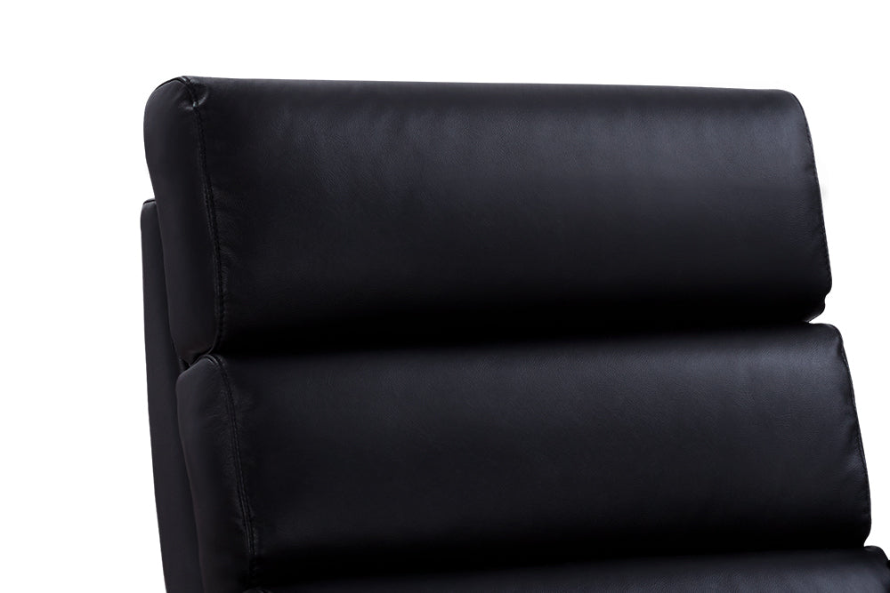 Valencia Palermo Home Theater Seating Row of 2 Loveseat, Black
