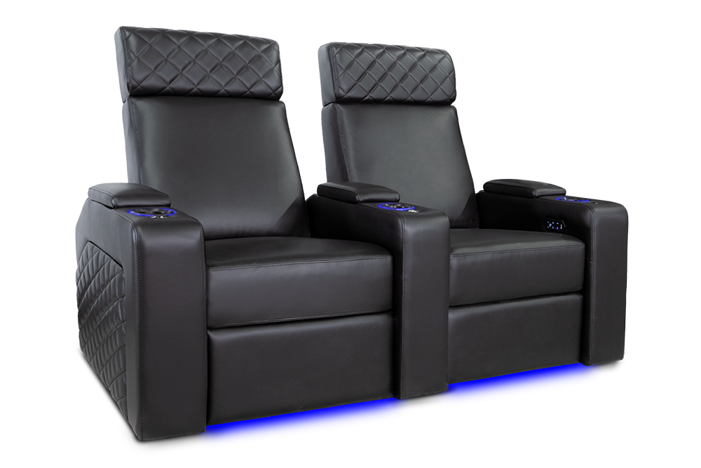 The Zurich Luxurious Leather Home Theater Furniture