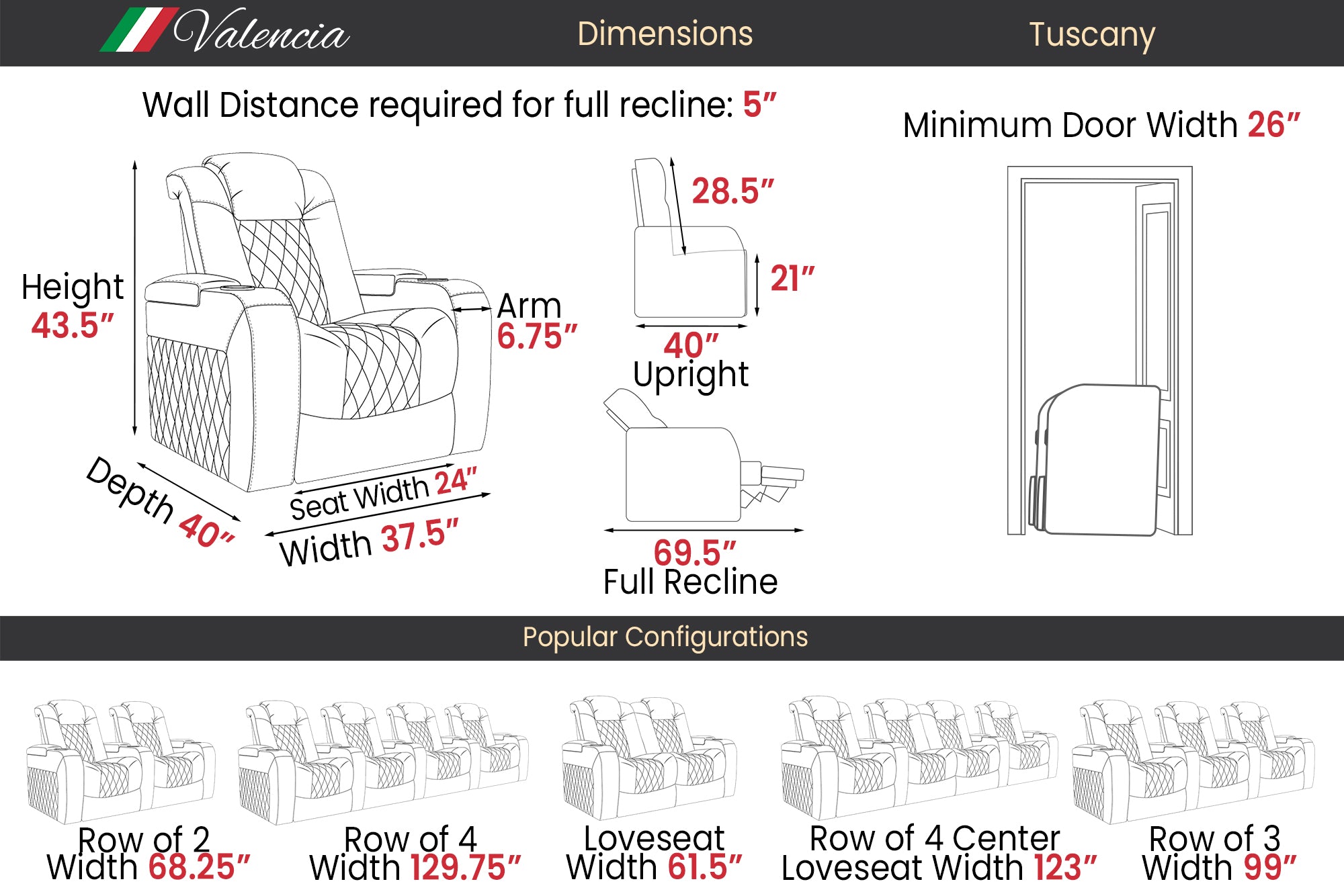 Heated home theater online seating